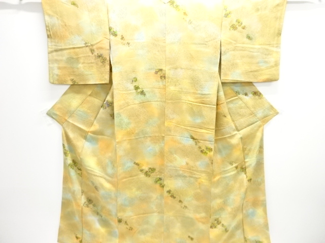 JAPANESE KIMONO / KOMON / BOKASHI FLOWER 